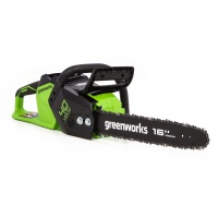 Цепная пила аккумуляторная Greenworks  Арт. 2005807, 40V, 40 см, бесщеточная,  до 1,8 КВт, без АКБ и ЗУ