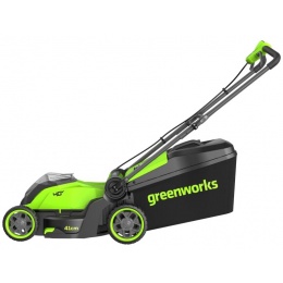 Газонокосилка аккумуляторная Greenworks GD40LM411, 40V, 41 см, бесщеточная, без АКБ и ЗУ
