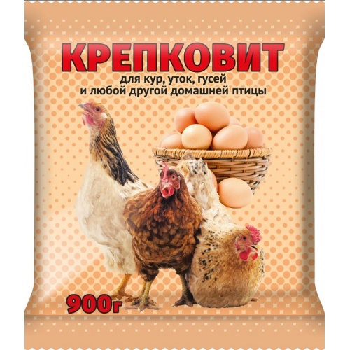 Добавка Ваше хозяйство Крепковит для кур и птицы, 900 гр купить в интернет магазине Санрай73
