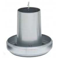 Кормушка бункерная 18 кг оцинкованная сталь без крышки для индеек