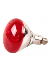 Лампа инфракрасная 175 Bт JK Lighting, E27 BR125, закаленное стекло, красная