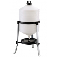 Поилка сифонная 24 л для крупных птиц уток, гусей, индеек, металлические ножки