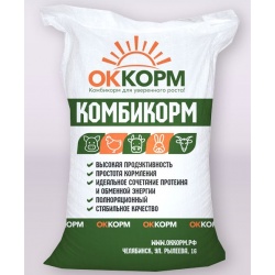 Комбикорм ОККОРМ для кур яичных кроссов старше 46 недель, гранула 3мм, 25 кг