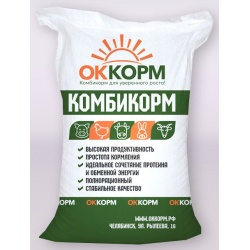 Комбикорм ОККОРМ для кур несушек от 19 до 45 недель, гранулы, 25 кг