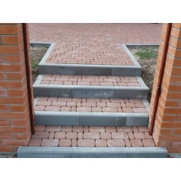 Бордюр тротуарный 500х200х45 №7 графит