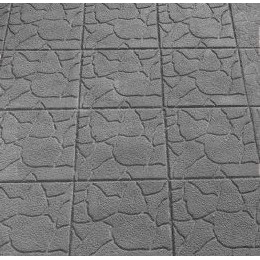 Тротуарная плитка Квадрат "Тучка" 300х300х30 №7 графит