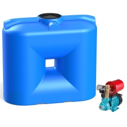 Емкость 1000 литров прямоугольная Polimer Group S-1000 с насосной станцией Vector Pump PQ 40-SET
