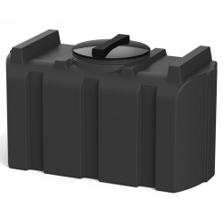 Емкость 200 литров прямоугольная (черный) Polimer Group R-200