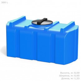 Емкость 300 литров прямоугольная (зеленый) Polimer Group R-300