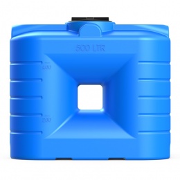 Емкость 500 литров прямоугольная (голубой) Polimer Group SN-500