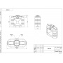 Емкость 500 литров прямоугольная (голубой) Polimer Group SN-500