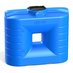 Емкость 500 литров прямоугольная (голубой) Polimer Group SN-500