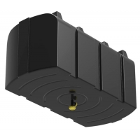 Бак для душа серии "R" 300 л черный с лейкой Polimer Group