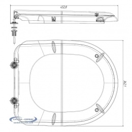 Сиденье для унитаза Cersanit BEST