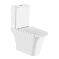 Унитаз напольный Azario Avero AZ-1213A безободковый с бачком и сиденьем микролифт