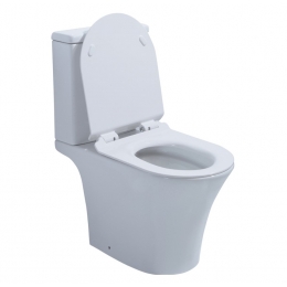 Унитаз напольный Azario Verde AZ-8220 безободковый с быстросъемным сиденьем