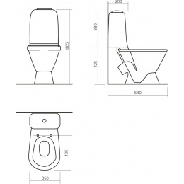 Бачок САМАРСКИЙ н/п Sanita