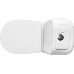 Унитаз-компакт Sanita Самарский люкс (косой, нижн.подв 1 кн. арм.AlcaPlast, сид термопласт)