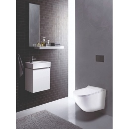 Унитаз подвесной Azario Gloria AZ-2003 , безободковый, с сидением микролифт