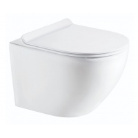 Унитаз подвесной Azario Gloria AZ-2003 , безободковый, с сидением микролифт