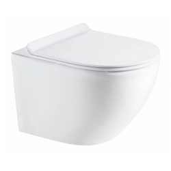 Унитаз подвесной Azario Gloria AZ-2003 , безободковый, с сидением микролифт