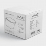 Унитаз подвесной безободковый WAVE STONE сиденье дюропласт, микролифт, белый глянец