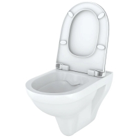 Унитаз подвесной безободковый Старк полипроп. м/лифт (Kirovit)