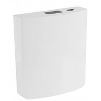 Бачок пластиковый AZARIO 360x126x390 с соединительной трубой, белый