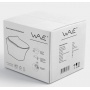 Унитаз подвесной безободковый WAVE KORAL XL TornadoFlush, сиденье дюропласт, микролифт, белый глянец