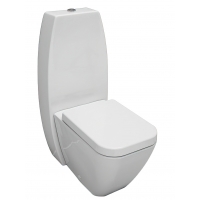 Унитаз-моноблок SEREL VERDA, приставной, прямой выпуск, белый