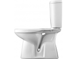 Унитаз-компакт Santek Анимо 1WH302133 белый с вертикальным выпуском, крышка дюропласт