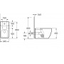 Чаша унитаза P-trap BelBagno ALPINA BB10100CP