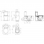 Унитаз-компакт Ideal Standard Connect E716401 с микролифтом