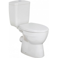 Унитаз-компакт Jacob Delafon July крепления, сливной механизм в комплекте, белый