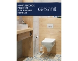 Унитаз подвесной Cersanit CITY Clean On с ультратонким быстросъёмным сиденьем из ант