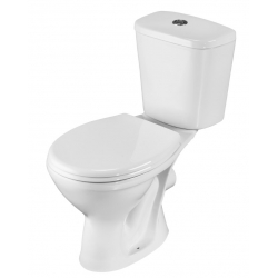 Унитаз-компакт Santeri PRO белый, антивсплеск, прямой выпуск, арматура, сиденье, г.Воротынск