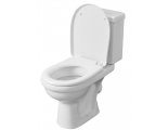Унитаз-компакт Santeri Визит белый, антивсплеск. косой выпуск, арматура, сиденье, г.Воротынск