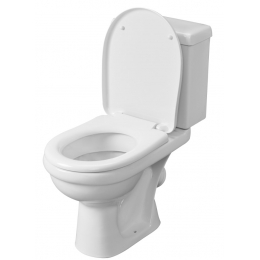 Унитаз-компакт Santeri Визит белый, антивсплеск. косой выпуск, арматура, сиденье, г.Воротынск