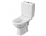 Унитаз-компакт Santeri Визит белый, антивсплеск. косой выпуск, арматура, сиденье, г.Воротынск