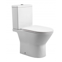 Унитаз-компакт Aquatek Леон с сиденьем микролифт, быстросъем