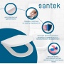 Сиденье для унитаза Santek АЛЬКОР дюропласт