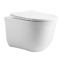 Унитаз Aquatek Классик подвесной, безободковый, смыв торнадо, с сиденьем Микролифт