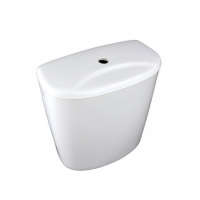 Бачок УНИВЕРСАЛ боковой подвод, кнопка (13см) Лобня