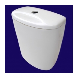 Бачок УНИВЕРСАЛ боковой подвод, кнопка (13см) Лобня