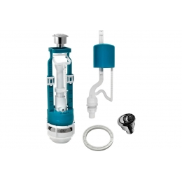 Арматура бачка унитаза ИНКОЭР нижняя подводка, колонка D40, 2 кнопки