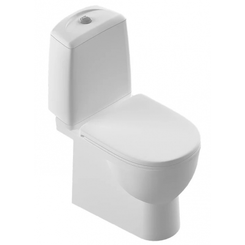 Унитаз-компакт Sanita Luxe Best Basic универсальный выпуск, сиденье купить в интернет магазине Санрай73