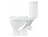 Унитаз-компакт Sanita Формат Стандарт, косой выпуск, сиденье полипропилен, 1 кнопка