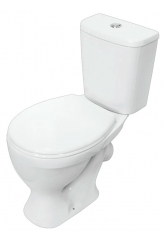 Унитаз-компакт Sanita Формат Стандарт, косой выпуск, сиденье полипропилен, 1 кнопка