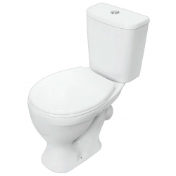 Унитаз-компакт Sanita Формат Стандарт, косой выпуск, сиденье полипропилен, 1 кнопка