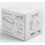 Унитаз подвесной безободковый WAVE TREND сиденье дюропласт, микролифт, быстросъем, белый глянец